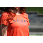 Camiseta Pádel Mujer Naranja Spiral Pádel, camiseta de pádel mujer de manga corta color naranja