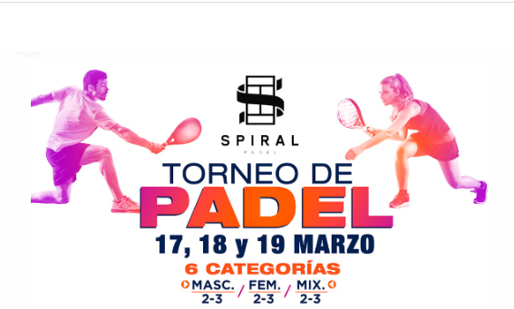 Torneo de Pádel 17,18 y 19 de marzo